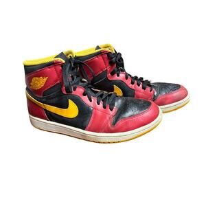 Air Jordan 1 Retro High Highlight Reel 2013 Black Red Volt Men’s 10.5 332550-017